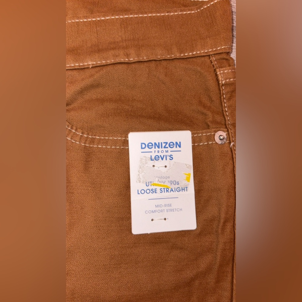Denizen Levi’s Utility 90’s Loose Straight Sz 4/27 New W Tags Mid Rise Comfort - Picture 5 of 10